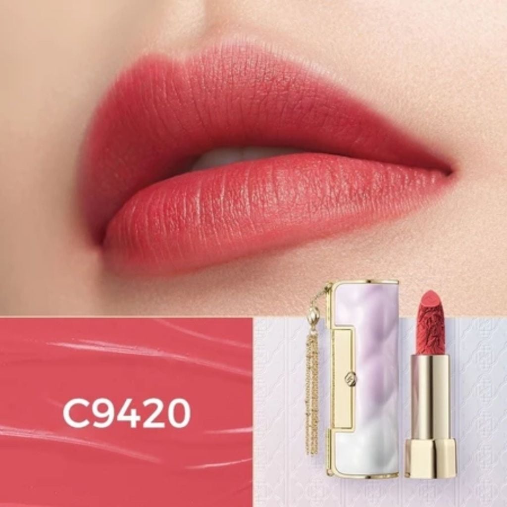  HOA TÂY TỬ SON KHÓA ĐỒNG TÂM 3.8G FLORASIS - BLOOMING ROUGE SOFT MATTE LOVE LOCK_ D151 