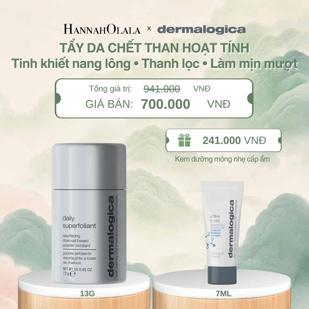  TẨY DA CHẾT THAN HOẠT TÍNH LÀM TINH MỊN & THANH LỌC DA DAILY SUPERFOLIANT 13G (TRAVEL SIZE) - DEAL 6 - A1819 