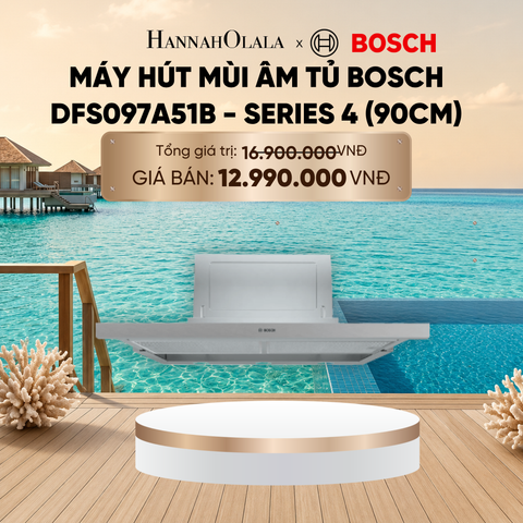  MÁY HÚT MÙI ÂM TỦ BOSCH DFS097A51B - SERIES 4 (90CM)_ D1747 