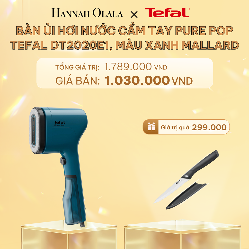  C426_DEAL 4: BÀN ỦI HƠI NƯỚC CẦM TAY PURE POP TEFAL 