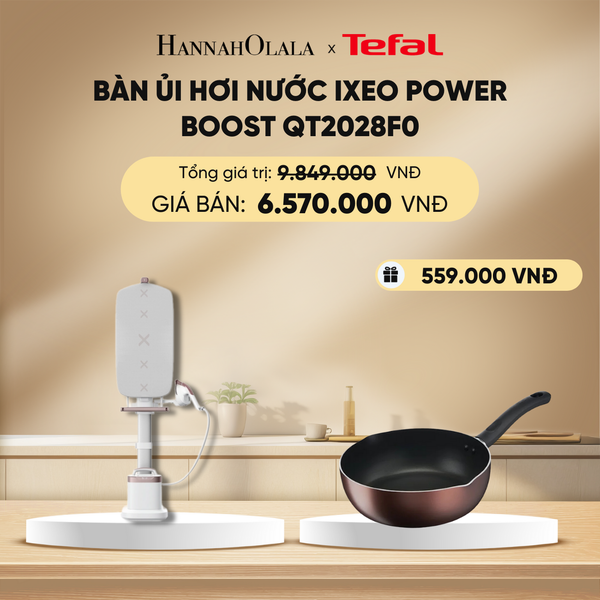  DEAL 3.3: BÀN ỦI HƠI NƯỚC ĐỨNG TEFAL IXEO VISION QT1811E0 