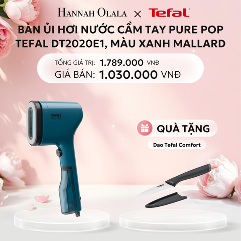  E312: DEAL 6: BÀN ỦI HƠI NƯỚC CẦM TAY PURE POP TEFAL DT2020E1 