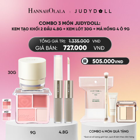  KEM TẠO KHỐI 2 ĐẦU + KEM LÓT + MÁ HỒNG 4 Ô_A1381 