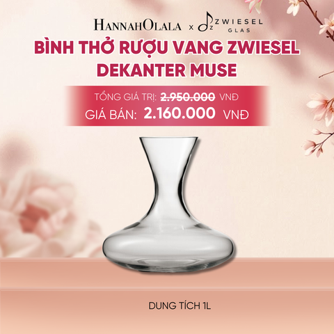  BÌNH THỞ RƯỢU VANG ZWIESEL DEKANTER MUSE 123674 DUNG TÍCH 1L - A826 