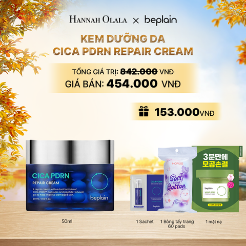  BEPLAIN KEM DƯỠNG DA CICA PDRN REPAIR CREAM 50ML - E825 