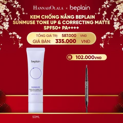  A918_DEAL 3: KEM CHỐNG NẮNG BEPLAIN SUNMUSE SUNSCREEN SPF50+ PA++++ 50ML PHÂN LOẠI BẤT KÌ 