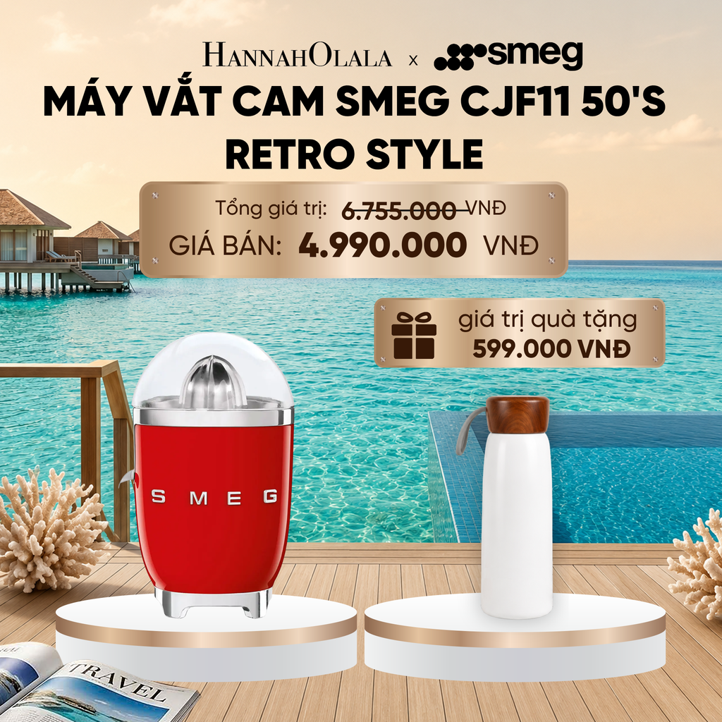  MÁY VẮT CAM SMEG 50'S RETRO STYLE_ D1073 