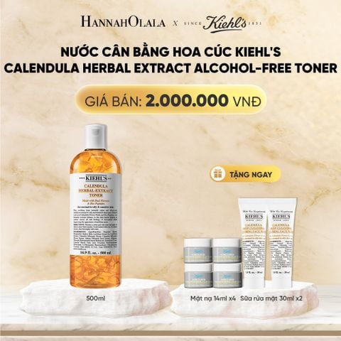  DEAL 5: NƯỚC CÂN BẰNG HOA CÚC KIEHL'S CALENDULA HERBAL EXTRACT ALCOHOL-FREE TONER 500ML 