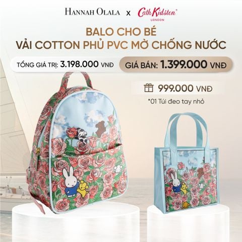  BALO CHO BÉ CATH KIDSTON VẢI COTTON PHỦ PVC MỜ CHỐNG NƯỚC _ DEAL 6 