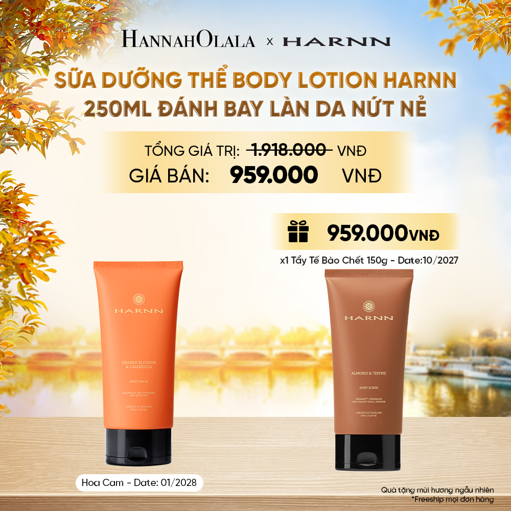  SỮA DƯỠNG THỂ BODY LOTION HARNN 250ML ĐÁNH BAY LÀN DA NỨT NẺ - E227 