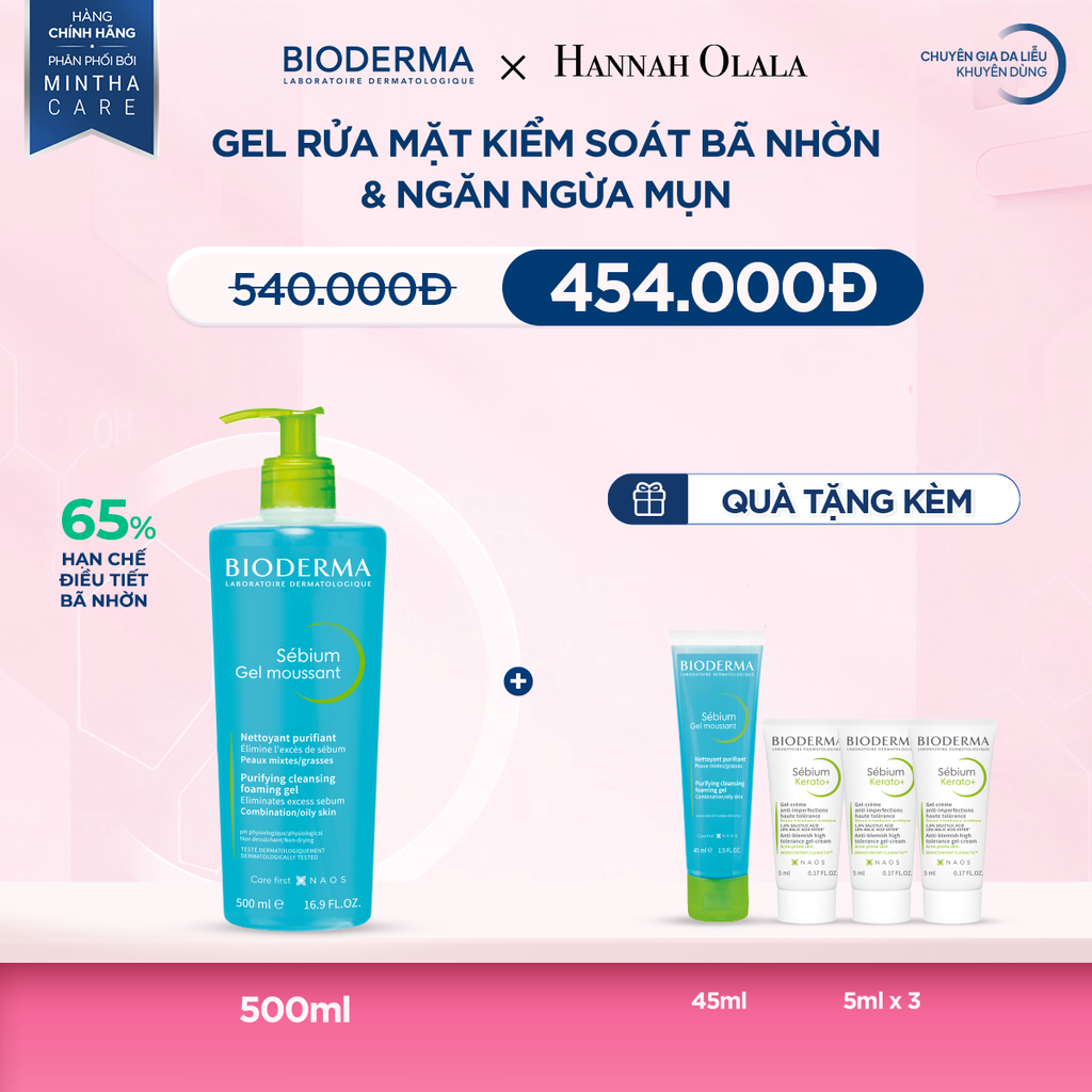  M14_DEAL 8: GEL RỬA MẶT KIỂM SOÁT BÃ NHỜN VÀ NGĂN NGỪA MỤN 