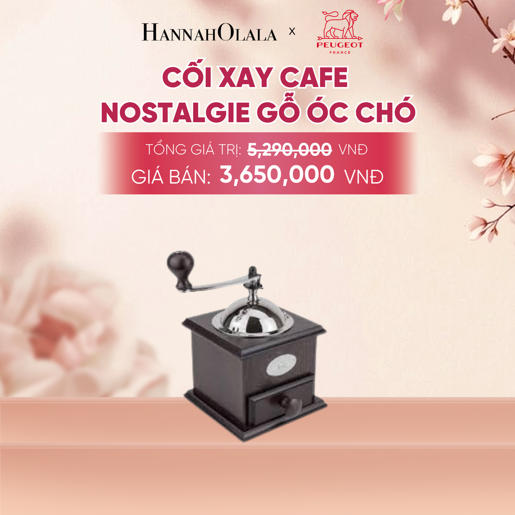  CỐI XAY CAFE NOSTALGIE GỖ ÓC CHÓ - A1057 