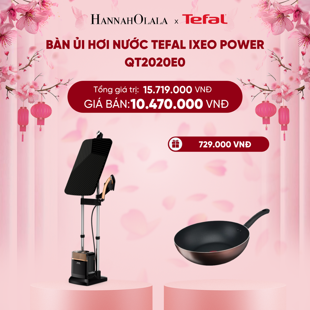  DEAL 3.3: BÀN ỦI HƠI NƯỚC TEFAL IXEO POWER QT2020E0 