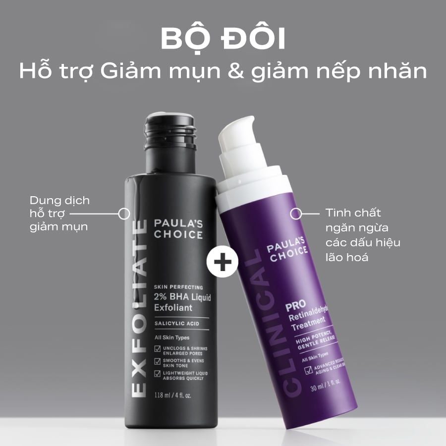  DEAL 8: TINH CHẤT RETINALDEHYDE NGĂN NGỪA CÁC DẤU HIỆU LÃO HÓA VÀ HỖ TRỢ GIẢM MỤN 30ML 