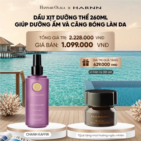  DẦU XỊT DƯỠNG THỂ 260ML GIÚP DƯỠNG ẨM VÀ CẮNG BÓNG LÀN DA 