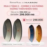  E475_DEAL 6: [MUA 2 TẶNG 2] COMBO 2 XÀ PHÒNG HƯƠNG THIÊN NHIÊN HARNN 100G 