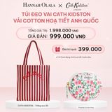  E353_DEAL 6: TÚI ĐEO VAI CATH KIDSTON VẢI COTTON HOẠ TIẾT ANH QUỐC 