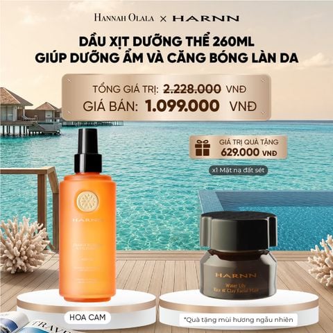  DẦU XỊT DƯỠNG THỂ 260ML GIÚP DƯỠNG ẨM VÀ CẮNG BÓNG LÀN DA 