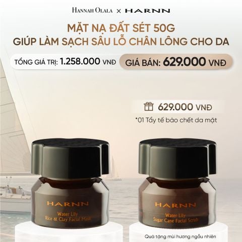  MẶT NẠ ĐẤT SÉT HARNN 50G GIÚP LÀM SẠCH SÂU LỖ CHÂN LÔNG CHO DA _ DEAL 6 