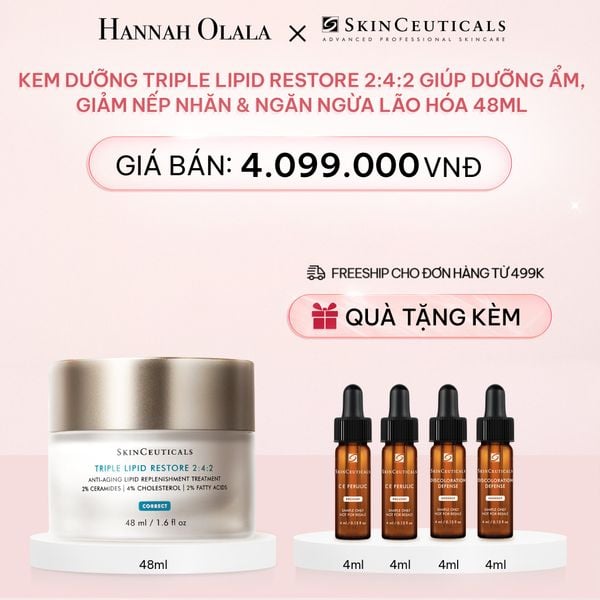  E1001_DEAL 6: KEM DƯỠNG TRIPLE LIPID RESTORE 2:4:2 GIÚP DƯỠNG ẨM, GIẢM NẾP NHĂN & NGĂN NGỪA LÃO HÓA 48ML 