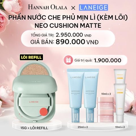  E767: DEAL 9A: PHẤN NƯỚC CHE PHỦ MUA 1 PHẤN NƯỚC CHE PHỦ MỊN LÌ, MỎNG NHẸ 50H NEO CUSHION MATTE (KÈM LÕI) CHỌN MÀU - [GIAO HÀNG TỪ 03/10] 