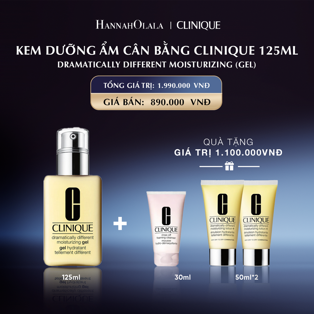  KEM DƯỠNG ẨM CÂN BẰNG CLINIQUE DRAMATICALLY DIFFERENT MOISTURIZING 125ML (GEL) 