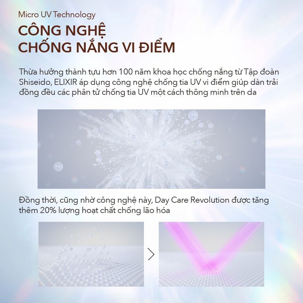  DEAL 7: COMBO SERUM KÍCH HOẠT TRẺ HÓA LÀN DA EIS THE SERUM AA 50ML & SỮA CHỐNG NẮNG PHỤC HỒI COLLAGEN TỪ CẤP ĐỘ TẾ BÀO ELIXIR DAY CARE REVOLUTION SPF50+ 35ML 