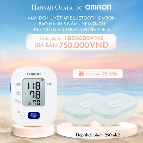  DEAL 11: MÁY ĐO HUYẾT ÁP BLUETOOTH OMRON HEM-7140T1 