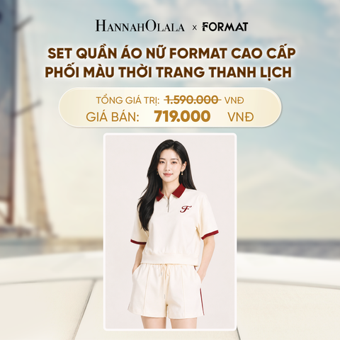  SET QUÂN ÁO NỮ FORMAT CAO CẤP PHỐI MÀU THỜI TRANG THANH LỊCH VẢI THÊU TRANG TRÍ - 10006281 _ DEAL 6 - D503 