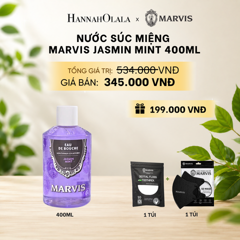  NƯỚC SÚC MIỆNG MARVIS MOUTHWASH 400ML 