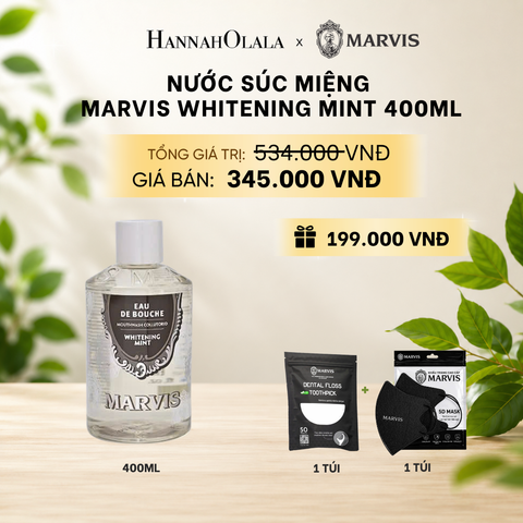 NƯỚC SÚC MIỆNG MARVIS MOUTHWASH 400ML 