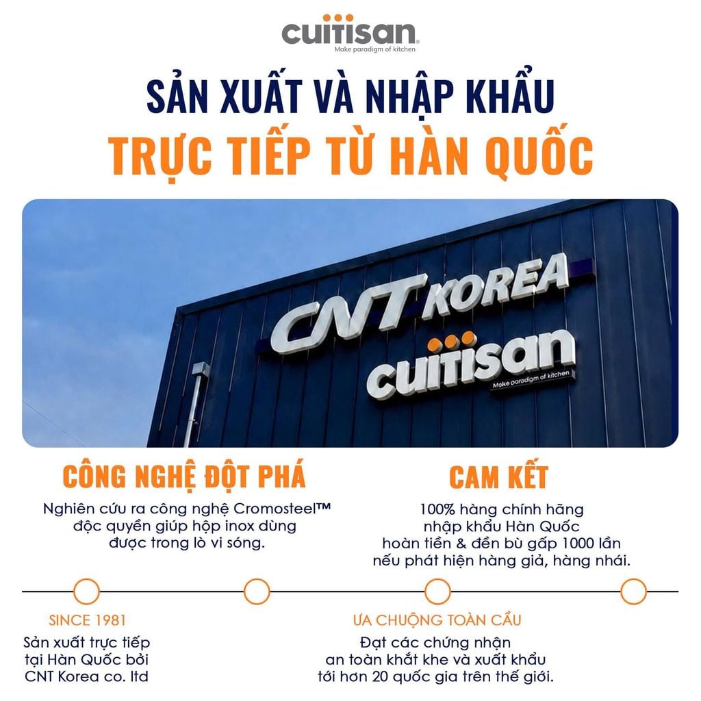  HỘP INOX 304 CAO CẤP CUITISAN - DEAL 6 - A1870 