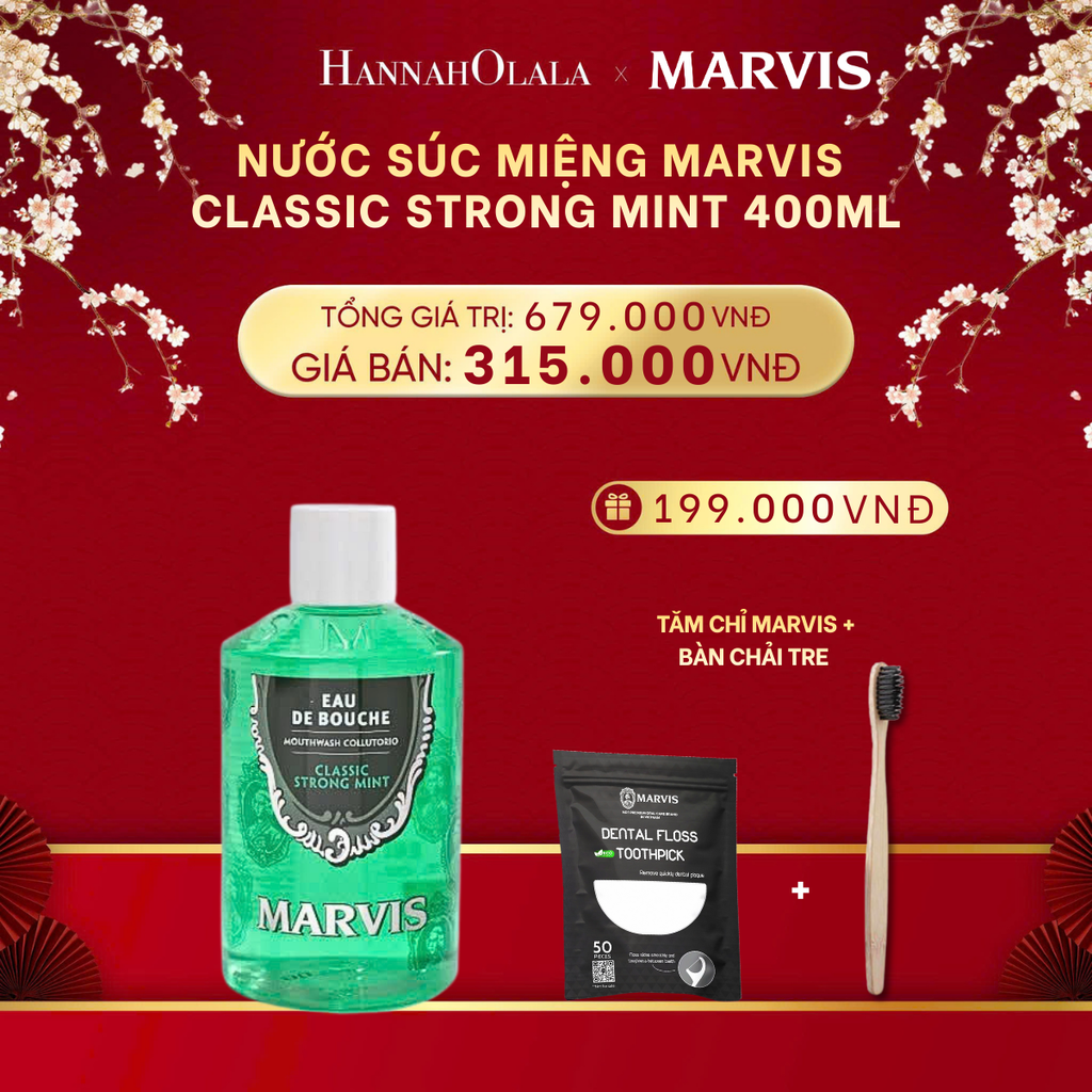  DEAL 1: NƯỚC SÚC MIỆNG MARVIS MOUTHWASH 400ML 
