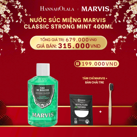 DEAL 1: NƯỚC SÚC MIỆNG MARVIS MOUTHWASH 400ML 