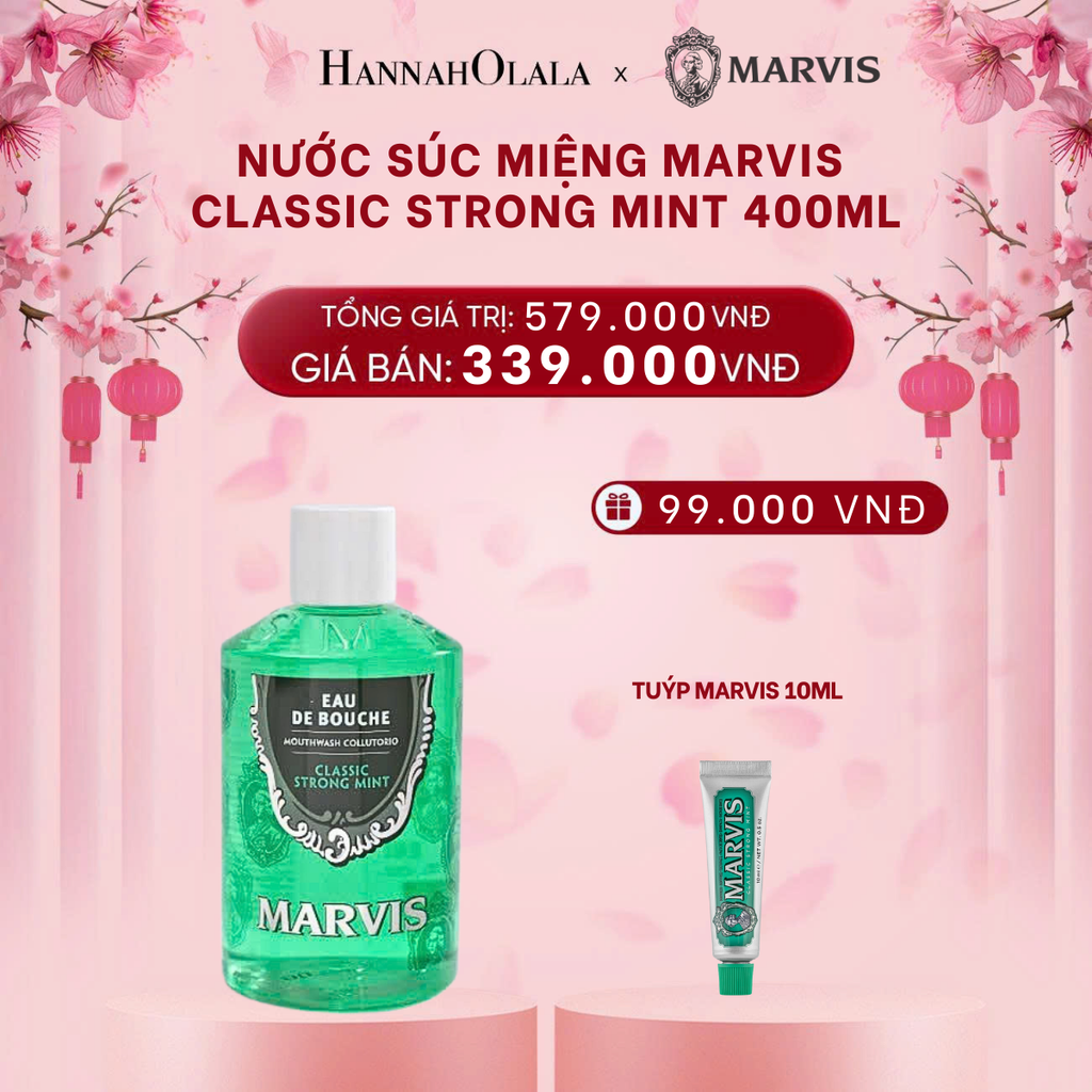 DEAL 1: NƯỚC SÚC MIỆNG MARVIS MOUTHWASH 400ML 