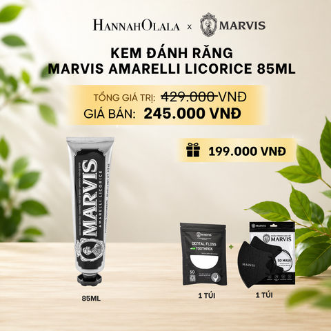  KEM ĐÁNH RĂNG MARVIS TUÝP FULLSIZE 75/85ML TRẮNG RĂNG THƠM MIỆNG 