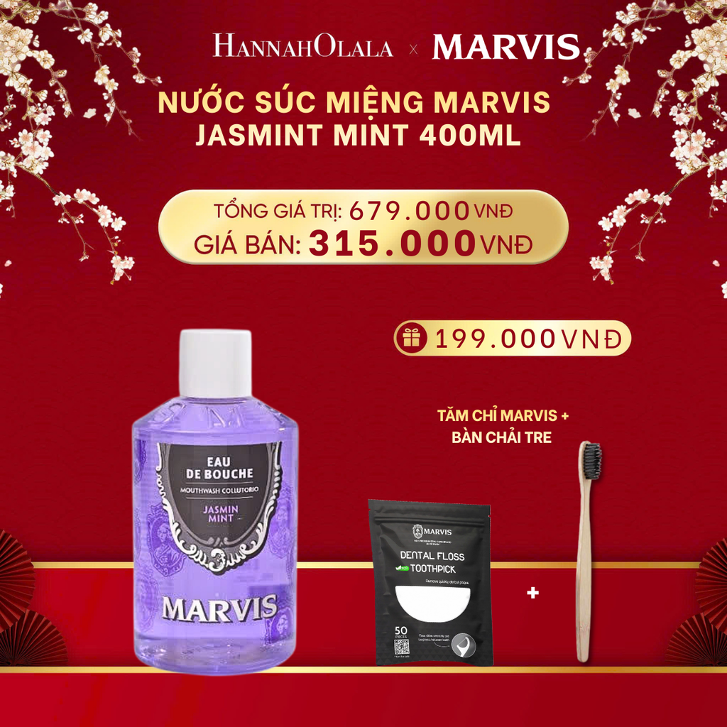  DEAL 1: NƯỚC SÚC MIỆNG MARVIS MOUTHWASH 400ML 