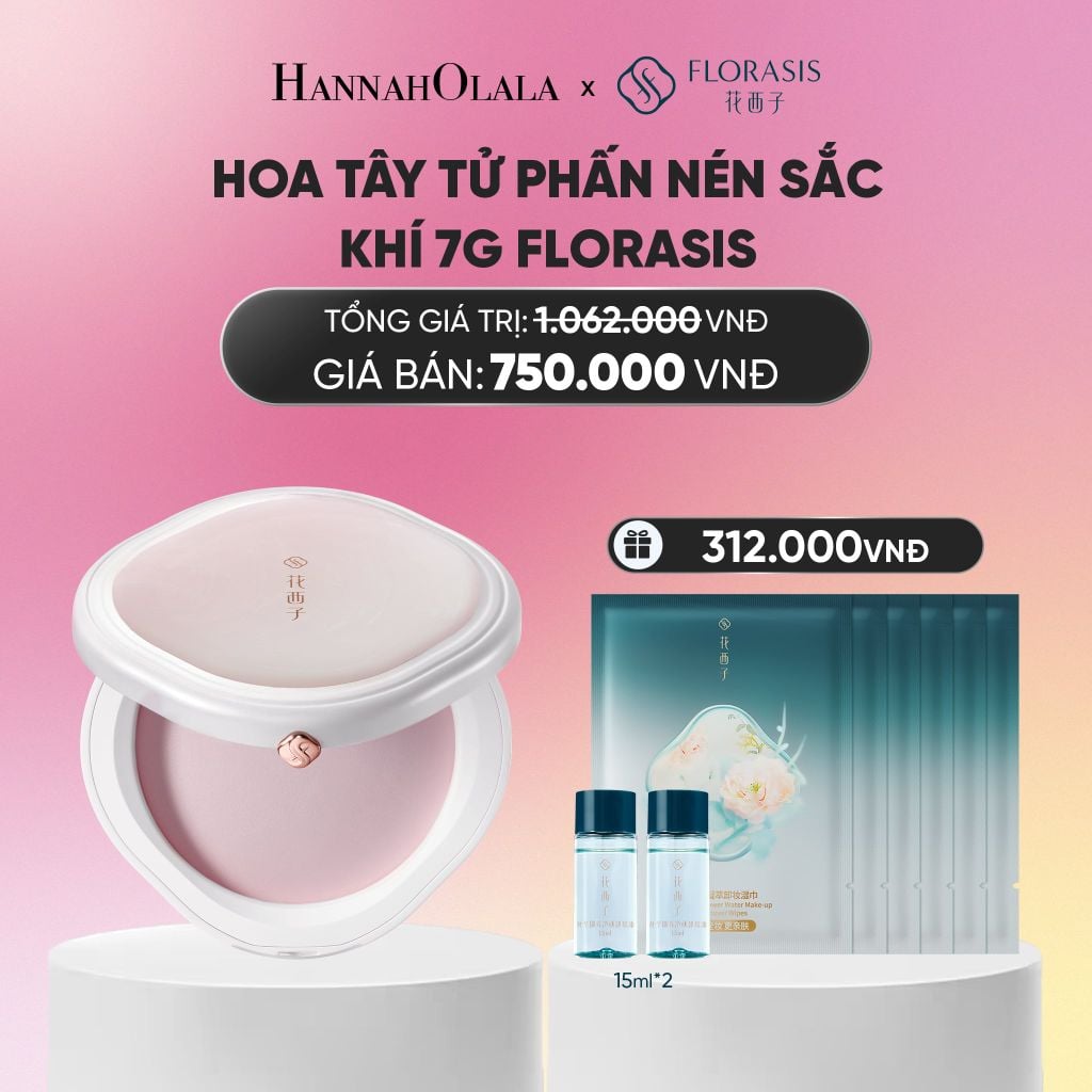  HOA TÂY TỬ PHẤN NÉN SẮC KHÍ 7G FLORASIS_A1557 