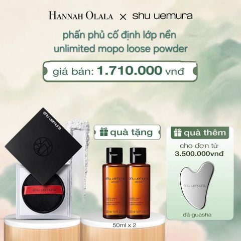  PHẤN PHỦ DẠNG BỘT MỎNG NHẸ CỐ ĐỊNH LỚP NỀN SHU UEMURA UNLIMITED MOPO FIXING LOOSE POWDER 15G - A154 