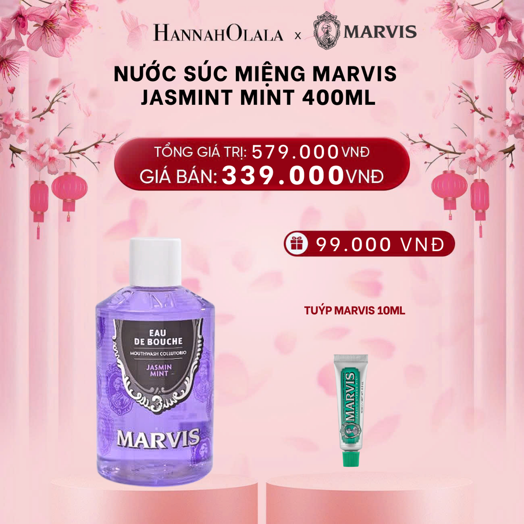  DEAL 1: NƯỚC SÚC MIỆNG MARVIS MOUTHWASH 400ML 