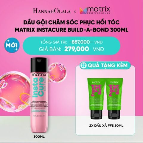  [DEAL SỐC] DẦU GỘI CHĂM SÓC PHỤC HỒI TÓC MATRIX INSTACURE BUILD-A-BOND 300ML - A5441 