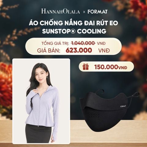  NỮ/ÁO CHỐNG NẮNG ĐAI RÚT EO FORMAT - 10005611 - DEAL 9 - A915 