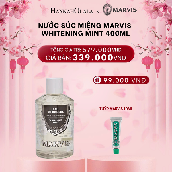  A992_DEAL 1: NƯỚC SÚC MIỆNG MARVIS MOUTHWASH 400ML 