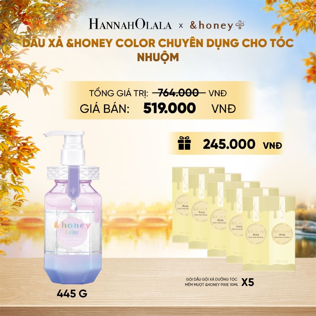  DẦU XẢ &HONEY COLOR CHUYÊN DỤNG CHO TÓC NHUỘM - E1794 