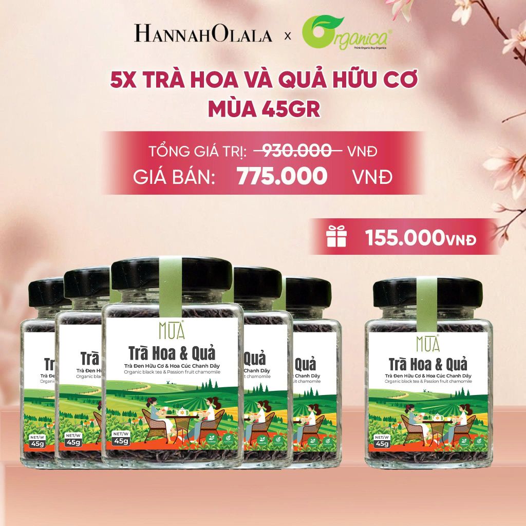  TRÀ HOA VÀ QUẢ HỮU CƠ MÙA 45GR - A88 