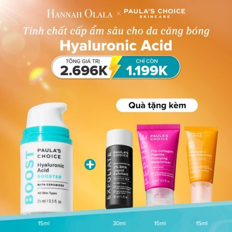  E11: DEAL 18: TINH CHẤT CẤP NƯỚC LÀM CĂNG BÓNG DA HYALURONIC ACID BOOSTER 15ML 
