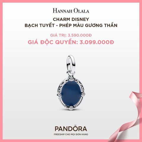  A114_DEAL 107: CHARM PANDORA DISNEY BẠCH TUYẾT - PHÉP MÀU GƯƠNG THẦN 