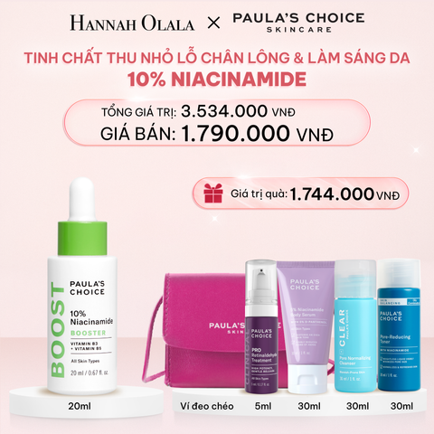  E306_DEAL 4: TINH CHẤT THU NHỎ LỖ CHÂN LÔNG VÀ LÀM SÁNG DA 10% NIACINAMIDE 20ML 