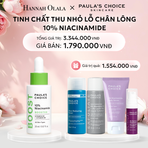  E929: DEAL 4: TINH CHẤT THU NHỎ LỖ CHÂN LÔNG VÀ LÀM SÁNG DA 10% NIACINAMIDE 20ML 