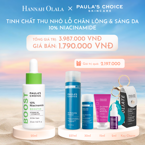  [BEST SELLER] DEAL 4.1: TINH CHẤT THU NHỎ LỖ CHÂN LÔNG VÀ LÀM SÁNG DA 10% NIACINAMIDE BOOSTER 20ML 